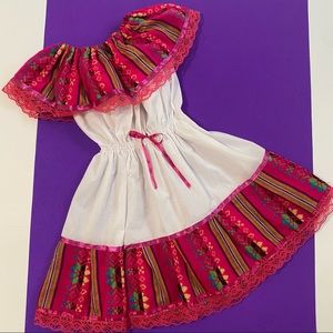 Girl’s Traditional Mexican Dress, Size 4